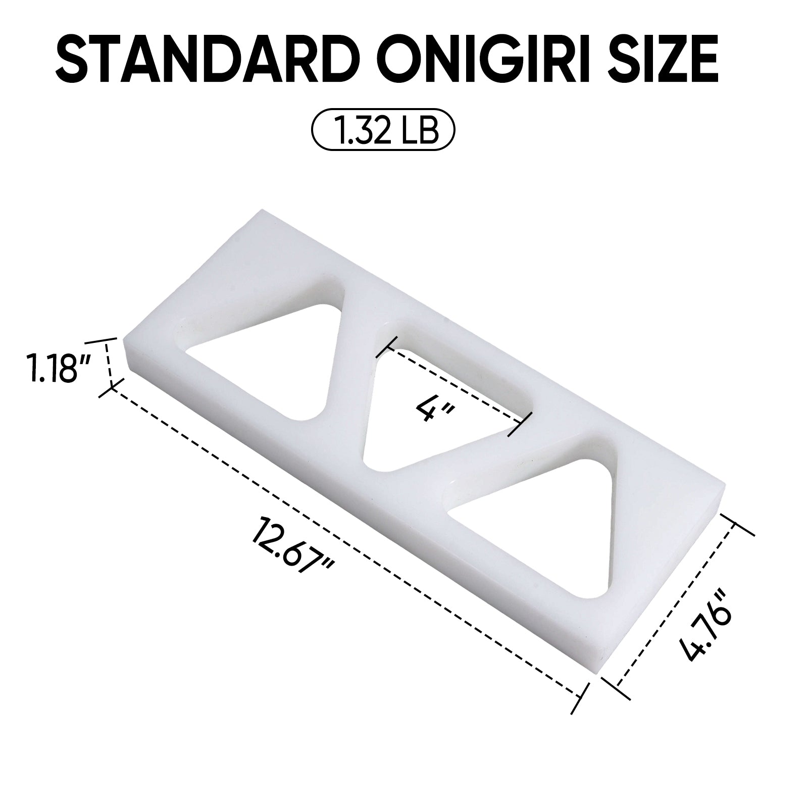 Triangle Onigiri Mold Rice Ball Press – Japanese Onigiri Maker, BPA-Free Food Grade Plastic, Easy Release Musubi Mold for Bento & Meal Prep (Large – 3-Cavity)
