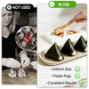 Triangle Onigiri Mold Rice Ball Press – Japanese Onigiri Maker with 3 or 5 Cavities, BPA-Free Food Grade Plastic, Easy Release Musubi Mold for Bento & Meal Prep (Medium–5-Cavity)