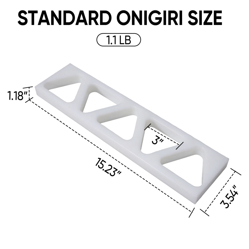 Triangle Onigiri Mold Rice Ball Press – Japanese Onigiri Maker with 3 or 5 Cavities, BPA-Free Food Grade Plastic, Easy Release Musubi Mold for Bento & Meal Prep (Medium–5-Cavity)