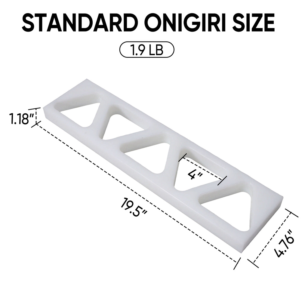Triangle Onigiri Mold Rice Ball Press – Japanese Onigiri Maker with 3 or 5 Cavities, BPA-Free Food Grade Plastic, Easy Release Musubi Mold for Bento & Meal Prep (Large – 5-Cavity)