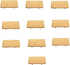 Bamboo Sushi Plate Japanese Style Sushi Serving Tray, Wooden Sushi Board & Sashimi Platter – Natural Eco-Friendly Bamboo Tableware for Sushi Rolls, Nigiri & Appetizers (10.63" × 7.09", Count, 2)