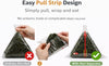 LEQC Onigiri Wrapper with Nori Separator – Keep Seaweed Crispy, 100 Count