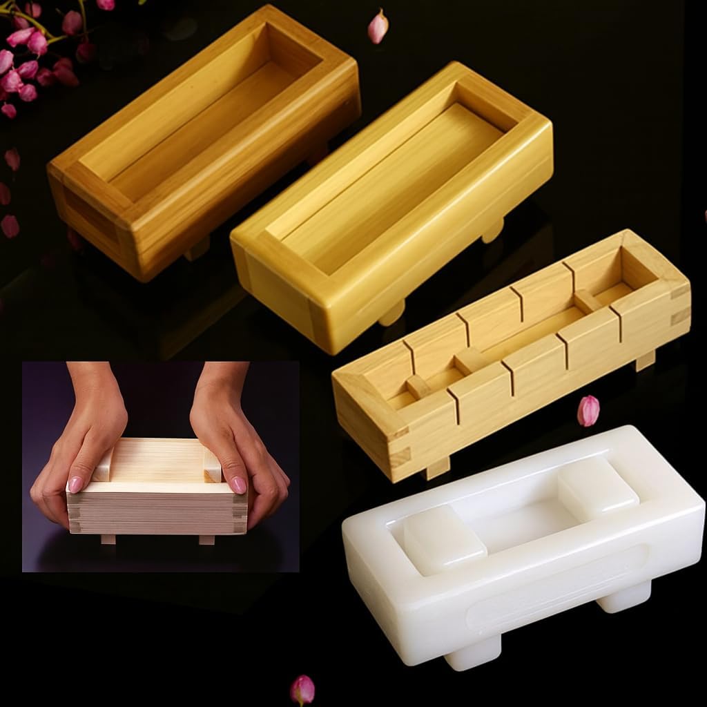 LEQC Onigiri Sushi Mold Press – Musubi Maker & Spam Musubi Press for Restaurant & Home