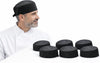 6 pcs Chef Skull Cap – Adjustable & Breathable Mesh Chef Hats for Men Women Kitchen Cook Cap, Oil-Resistant Chef Works Hat