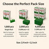 Green Sushi Grass Divider – Plastic Baran for Sushi & Bento, Food Separator Decoration, Restaurant & Takeout Use, 3 x 2 Inch (1000 pcs)