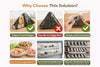 LEQC Onigiri Wrapper with Nori Separator – Keep Seaweed Crispy, 100 Count