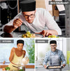 4 pcs Chef Skull Cap – Adjustable & Breathable Mesh Chef Hats for Men Women Kitchen Cook Cap, Oil-Resistant Chef Works Hat