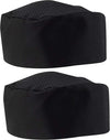 2 pcs Chef Skull Cap – Adjustable & Breathable Mesh Chef Hats for Men Women Kitchen Cook Cap, Oil-Resistant Chef Works Hat
